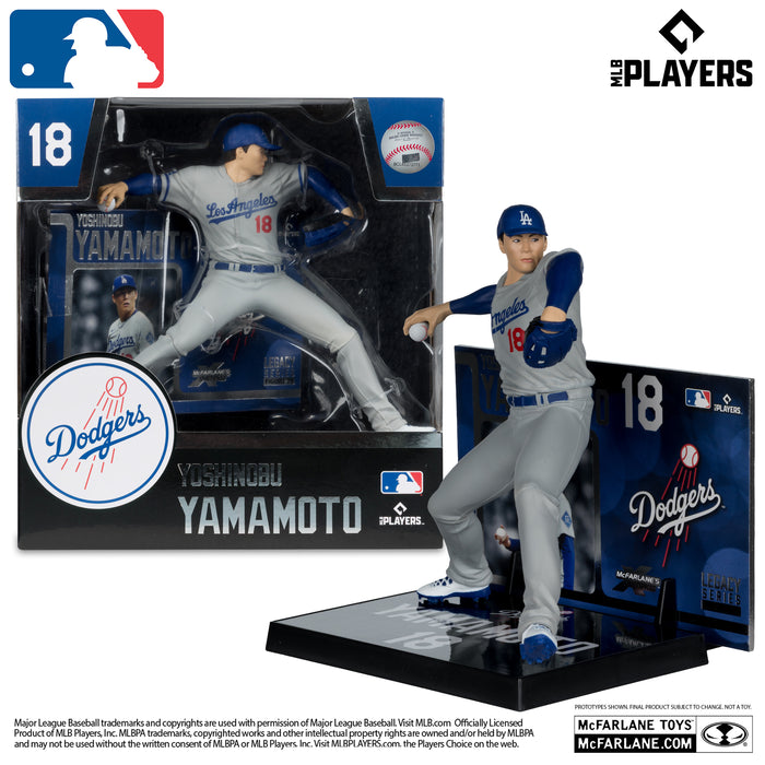 McFarlane Toys Yoshinobu Yamamoto Los Angeles Dodgers MLB Posed Figure