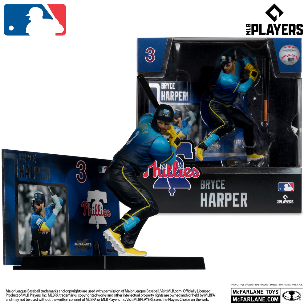 McFarlane Toys Bryce Harper Philadelphia Phillies City Connect Jersey MLB Posed Figure