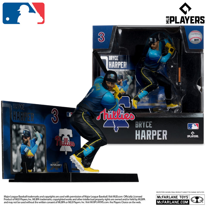 McFarlane Toys Bryce Harper Philadelphia Phillies City Connect Jersey MLB Posed Figure