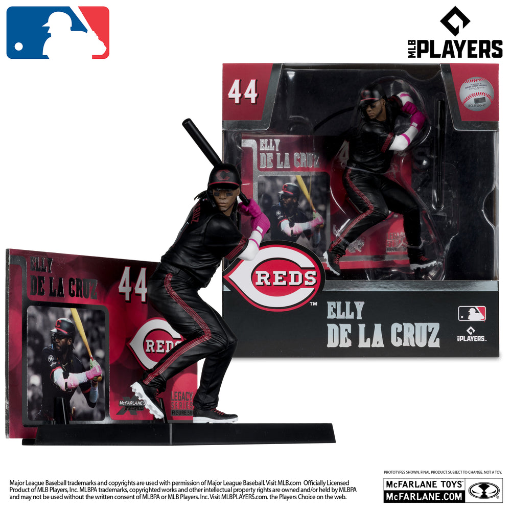 McFarlane Toys Elly De La Cruz Cincinnati Reds City Connect Jersey MLB Posed Figure