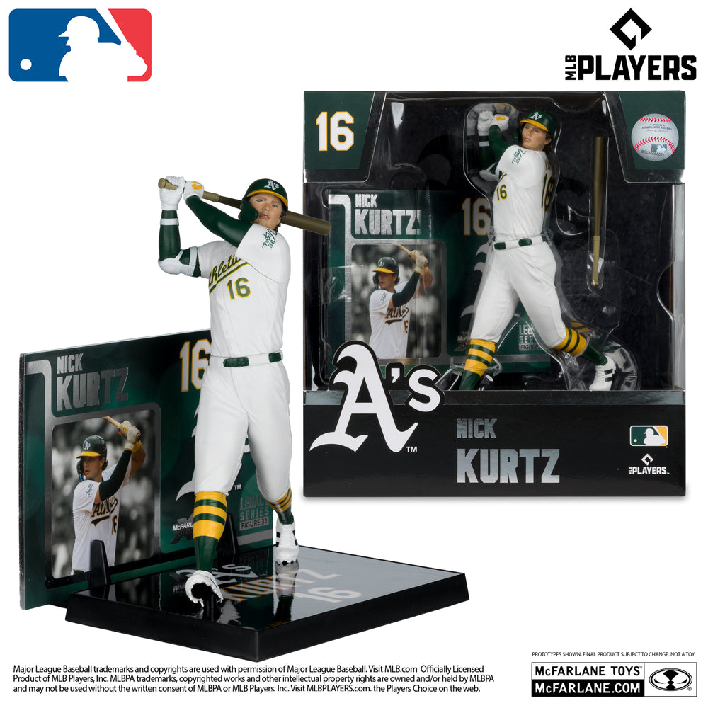 McFarlane Toys Nick Kurtz Oakland Athletics City Connect Jersey MLB Posed Figure