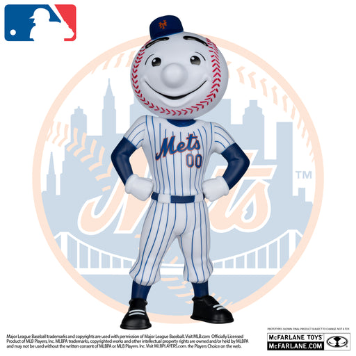 McFarlane Toys Mr. Met New York Mets MLB Posed Mascot Figure