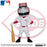 McFarlane Toys Mr. Redlegs Cincinnati Reds MLB Posed Mascot Figure