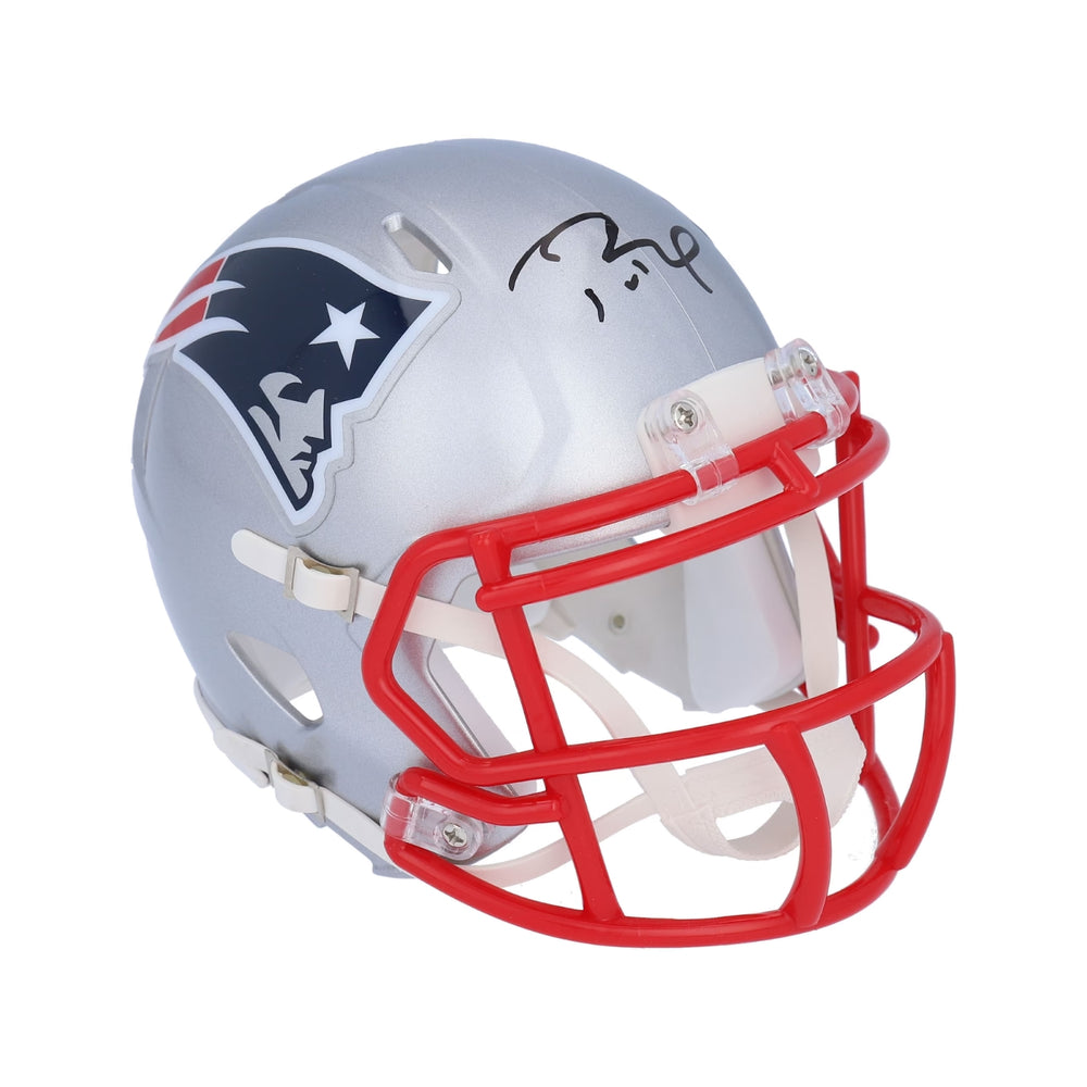 Tom Brady Autographed New England Patriots Replica Speed Mini Helmet