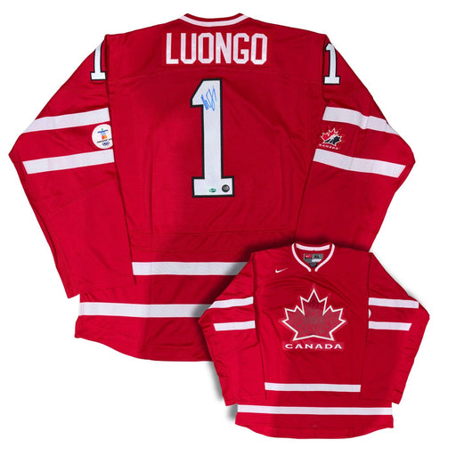 Roberto Luongo Autographed Team Canada Nike Home Hockey Jersey - Pastime Sports & Games