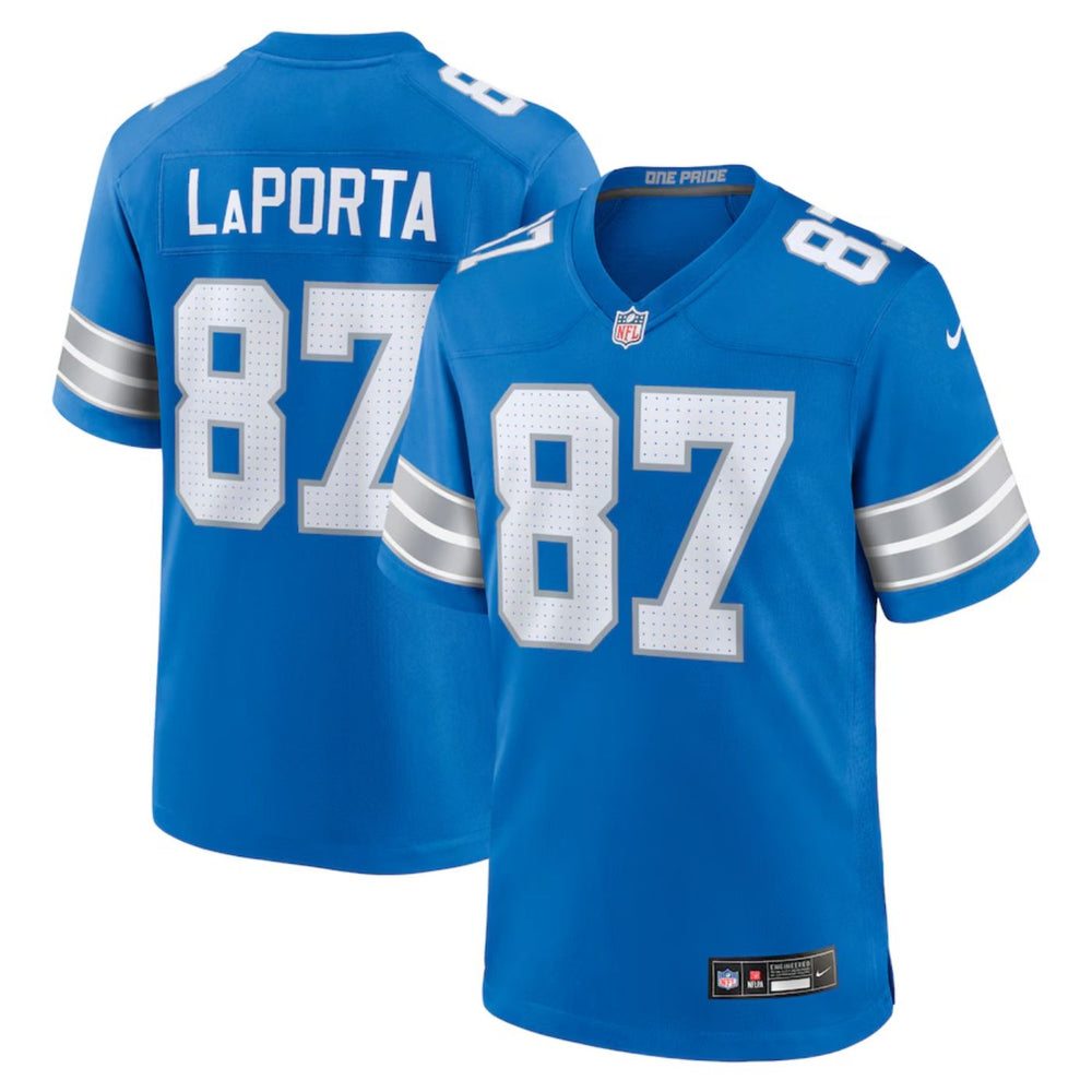 Sam LaPorta Detroit Lions Blue Vapor F.U.S.E. Limited Football Jersey