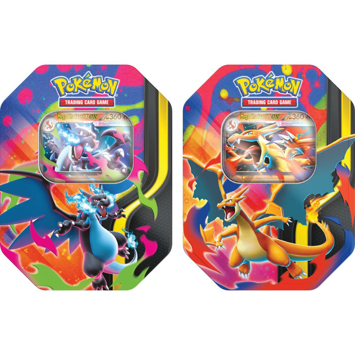 Pokemon Ascended Heroes Mega Charizard Tins/Case - Pastime Sports & Games