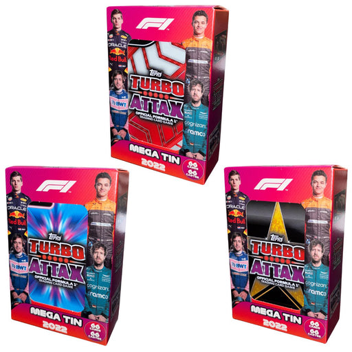 2022 Topps Turbo Attax F1 Racing Mega Tin/Case - Pastime Sports & Games