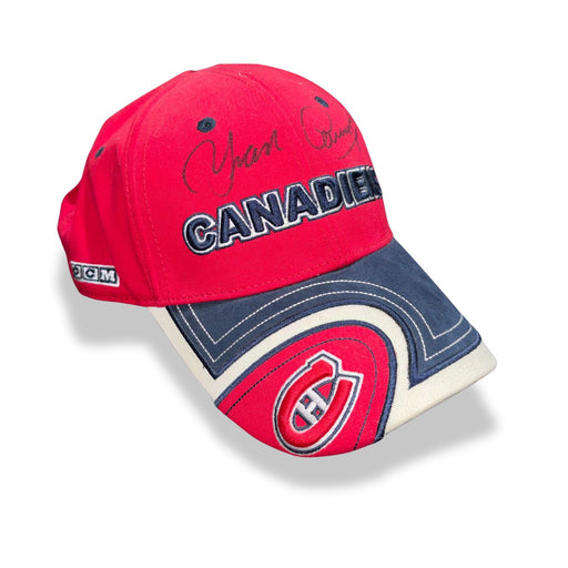 Yvan Cournoyer Autographed Montreal Canadiens Cap - Pastime Sports & Games