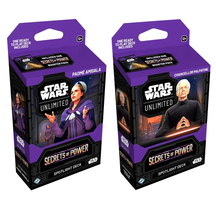 Star Wars Unlimited Secrets Of Power Spotlight Decks