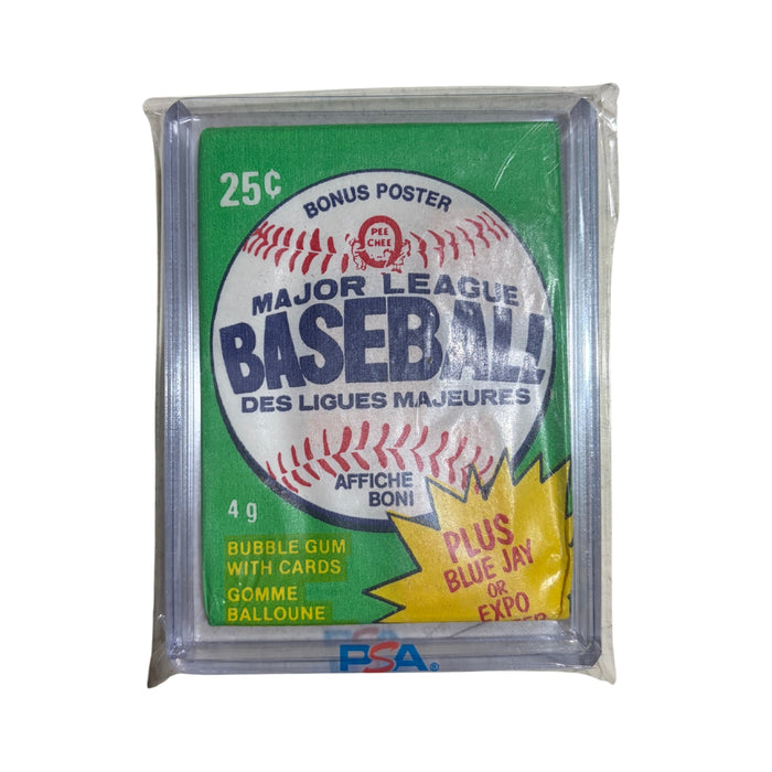 1981 O-Pee-Chee Baseball Picture Cards Wax Pack/Box