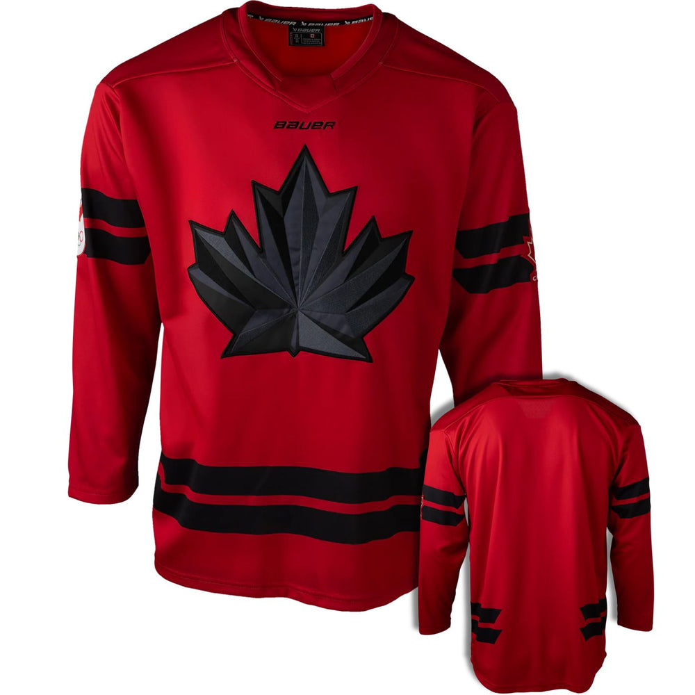 Blank Team Canada Olympic Red Replica Hockey Jersey