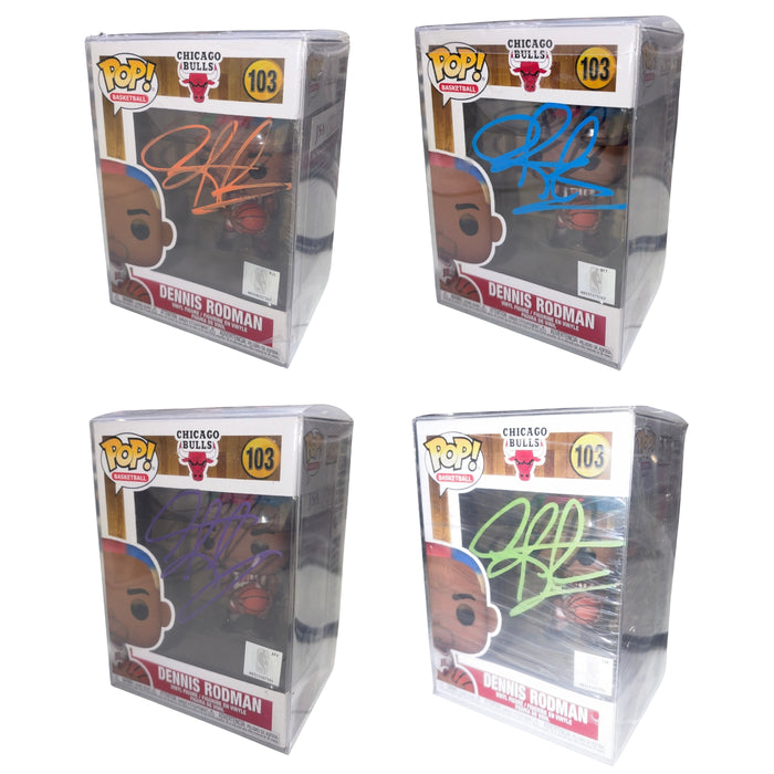 Dennis Rodman Autographed Chicago Bulls Funko Pop #103