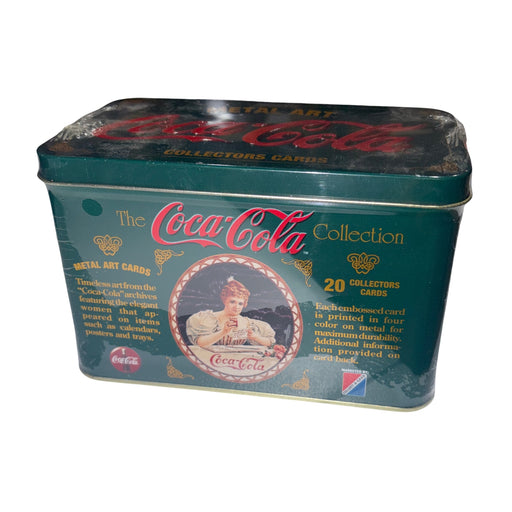 1994 Coca-Cola Metal Art Collector Cards 20 Card Set/Tin