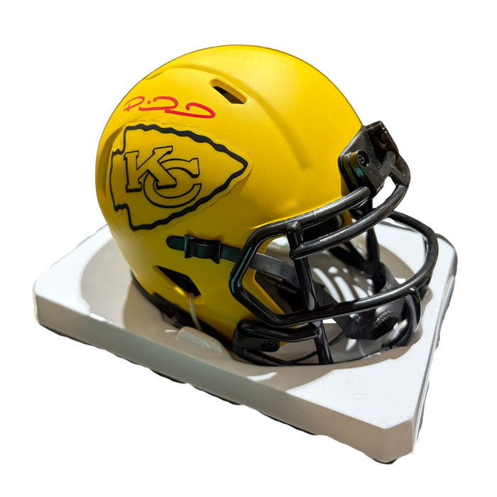 Patrick Mahomes Autographed Kansas City Chiefs Rave Speed Mini Helmet