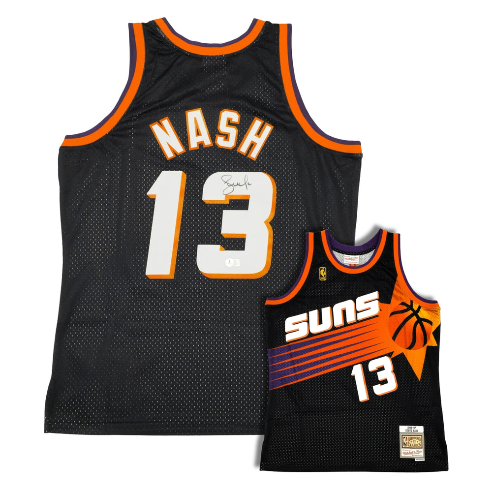 Steve Nash Autographed Phoenix Suns 1996-97 Black Basketball Jersey