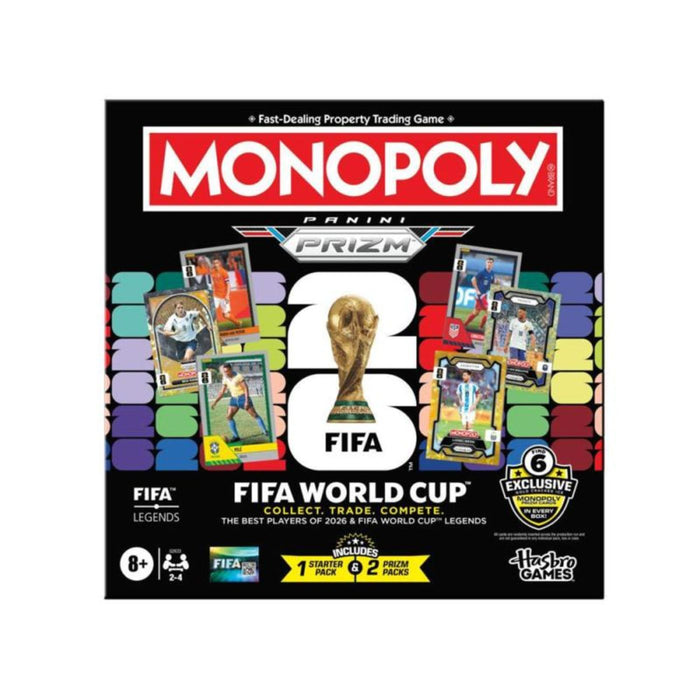 2026 Panini Prizm Monopoly FIFA World Cup Soccer Game - Pastime Sports & Games