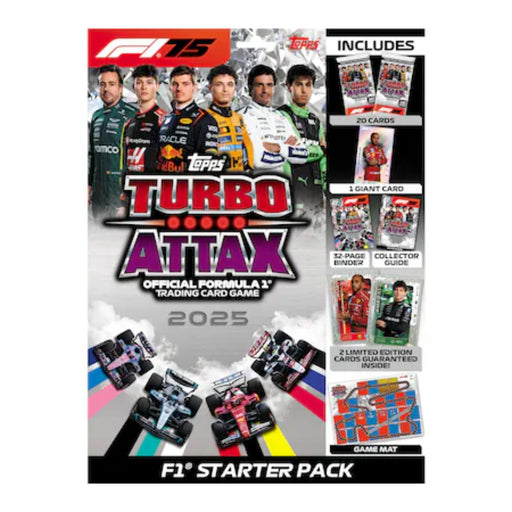 2025 Topps Turbo Attax Formula 1 Racing Starter Pack - Pastime Sports & Games