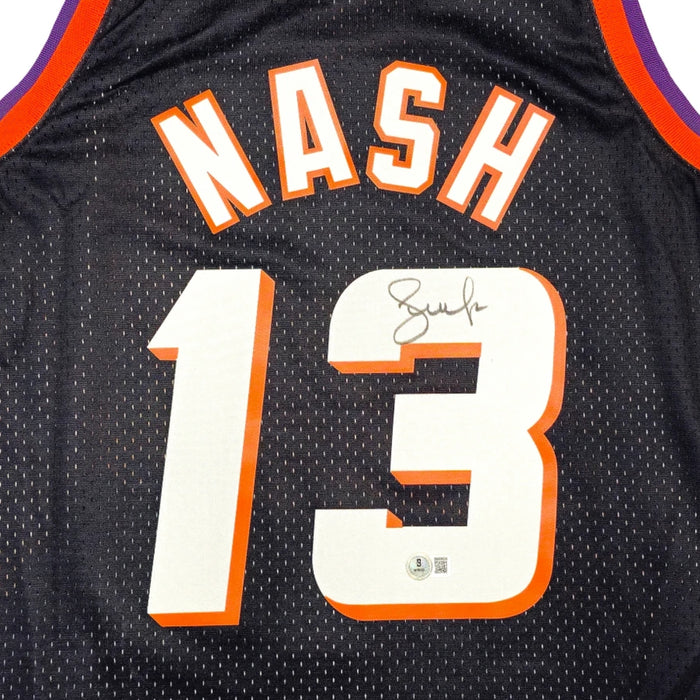 Steve Nash Autographed Phoenix Suns 1996-97 Black Basketball Jersey