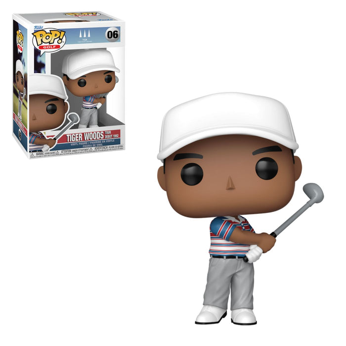 Funko Pop! Golf Tiger Woods (Tour Debut 1992) #06 - Pastime Sports & Games