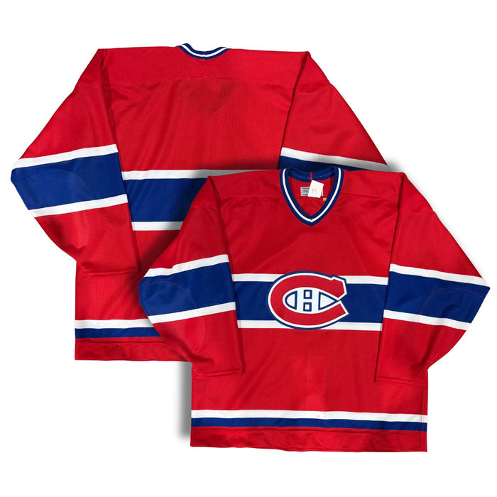 Blank Montreal Canadiens Red Vintage CCM Home Hockey Jersey - Pastime Sports & Games