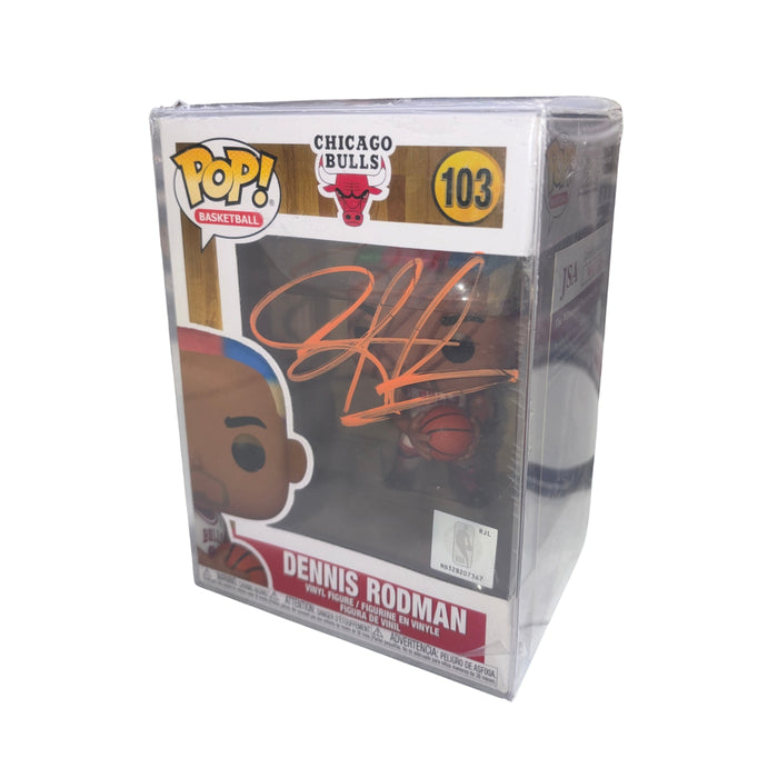 Dennis Rodman Autographed Chicago Bulls Funko Pop #103