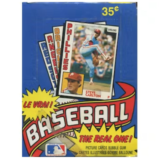 1984 O-Pee-Chee Baseball Wax Pack/Box