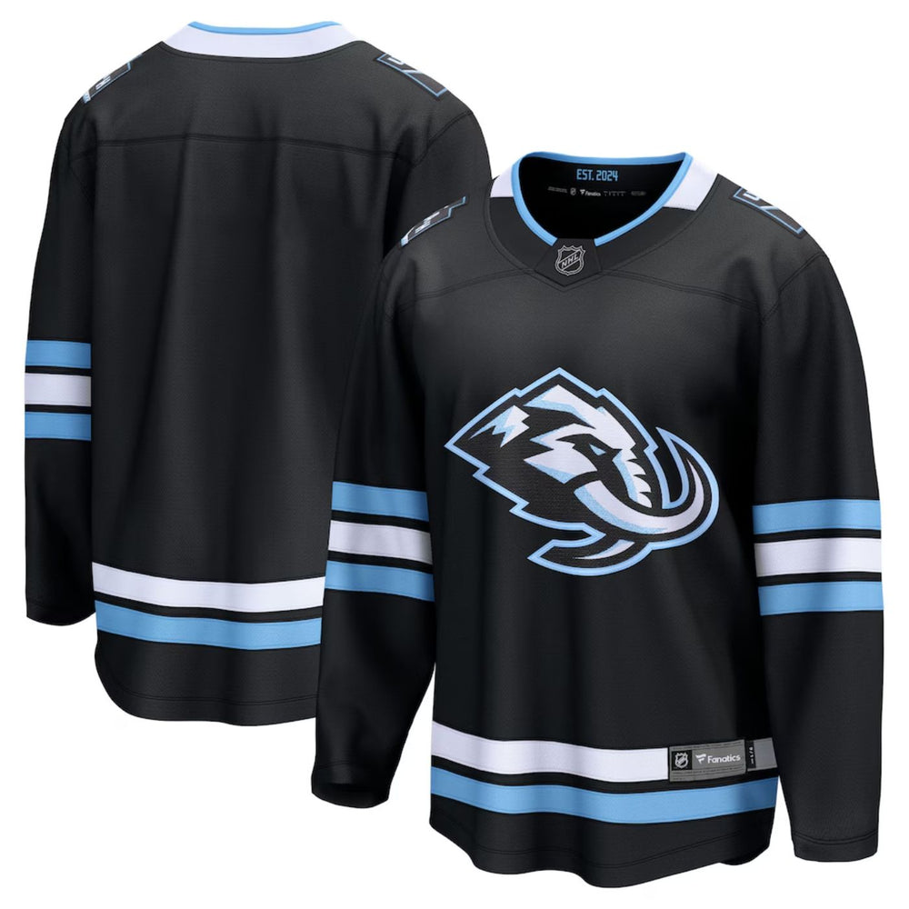 Blank Utah Mammoth 2025 Black Premium Hockey Jersey