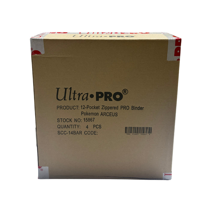 Ultra Pro Pokemon Arceus Elite Series 12-Pocket Zip PRO-Binder