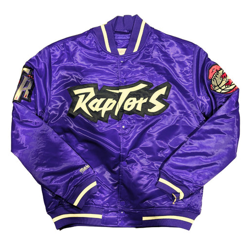 Toronto Raptors Big Hood Satin Jacket - Pastime Sports & Games