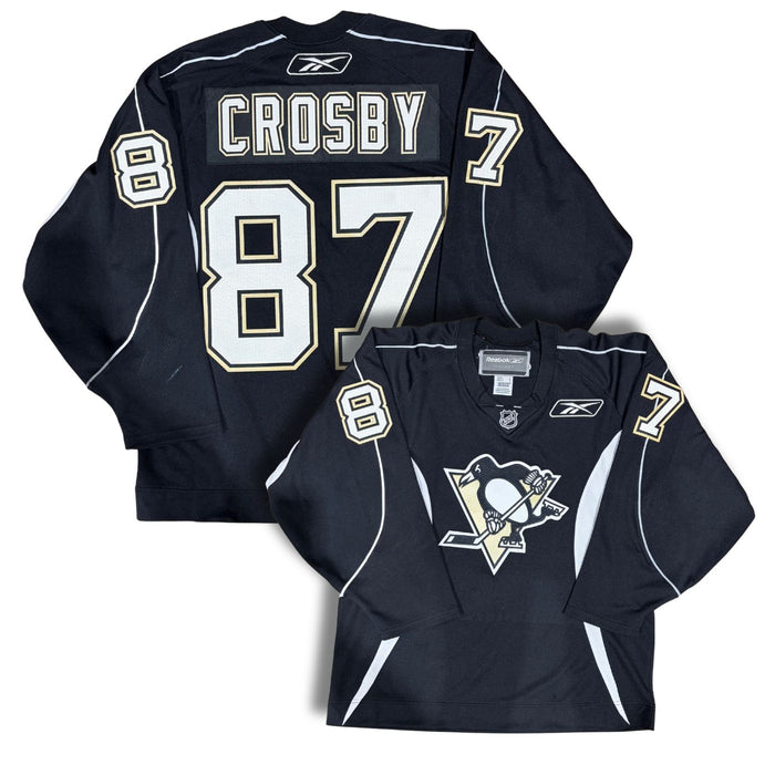 Sidney Crosby Pittsburgh Penguins Black Vintage Reebok Home Hockey Jersey - Pastime Sports & Games