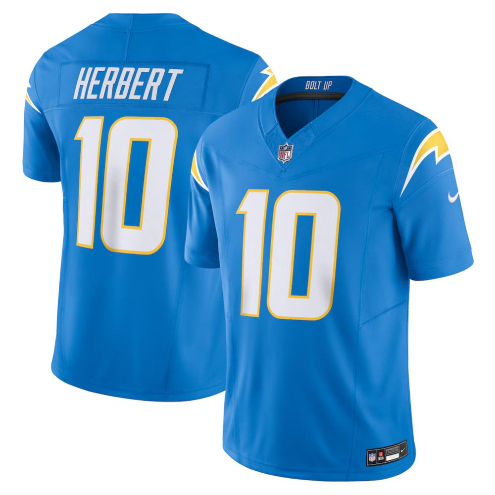 Justin Herbert Los Angeles Chargers Blue Vapor F.U.S.E. Limited Football Jersey