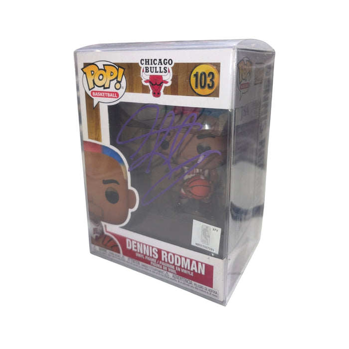 Dennis Rodman Autographed Chicago Bulls Funko Pop #103