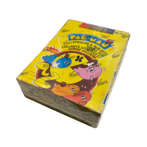 1980 Fleer Pac-Man Stickers & Rub-Offs Pack/Box (Canadian Bi lingual packaging)