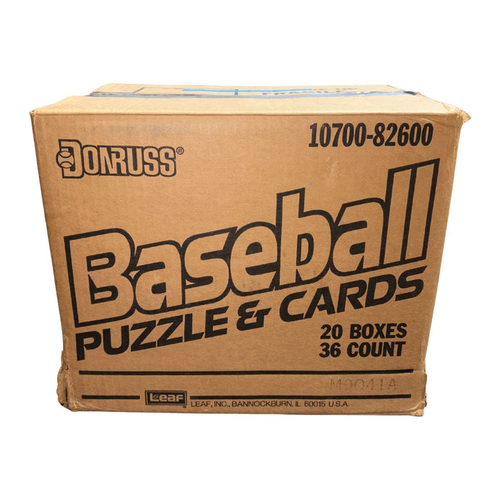 1989 Donruss MLB Baseball Picture Cards Wax Box/Case