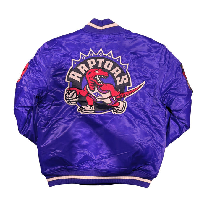 Toronto Raptors Big Hood Satin Jacket - Pastime Sports & Games