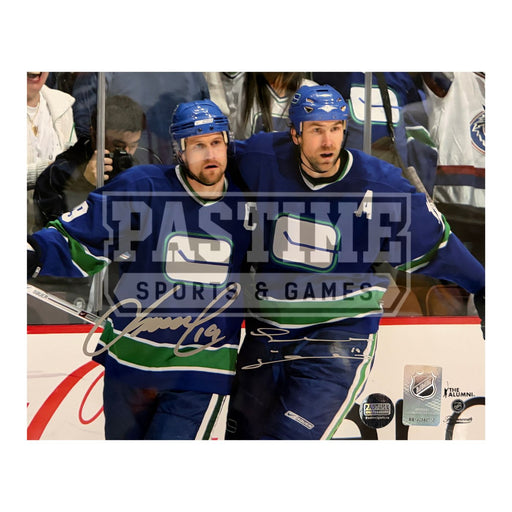 Markus Naslund & Trevor Linden Autographed Vancouver Canucks Photo - Pastime Sports & Games