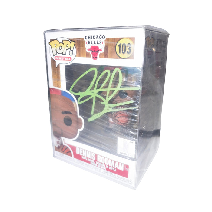 Dennis Rodman Autographed Chicago Bulls Funko Pop #103