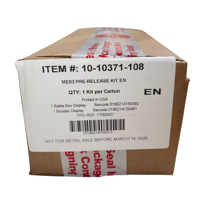 Pokemon Perfect Order Prerelease Kit Case - Pastime Sports & Games