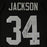 Bo Jackson Autographed Custom Black Football Jersey