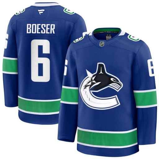 Brock Boeser Vancouver Canucks 2024 Royal Premium Hockey Jersey