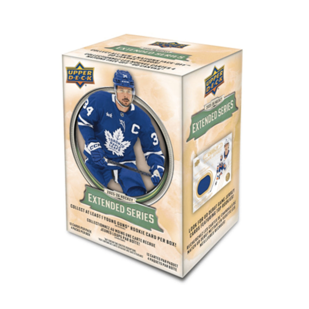2025/26 Upper Deck Extended Series NHL Hockey Blaster Box/Case