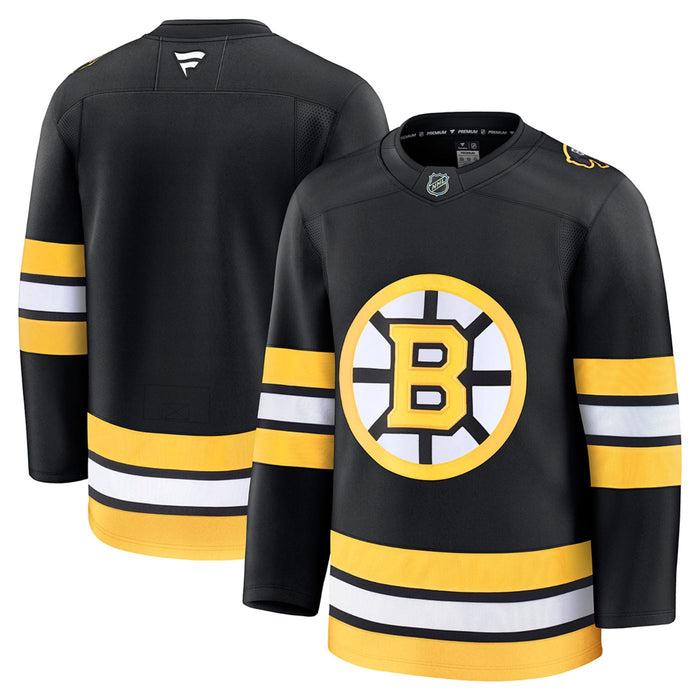 Blank Boston Bruins 2025 Black Premium Hockey Jersey