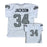 Bo Jackson Autographed Custom White Football Jersey