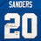 Barry Sanders Autographed Detroit Lions 1996 Mitchell & Ness Blue Legacy Throwback Jersey