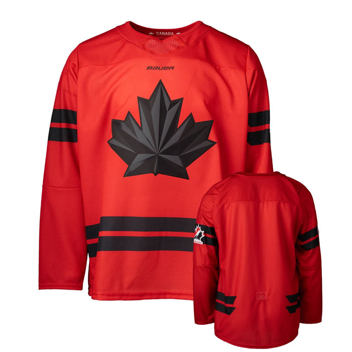 2025 Olympic Blank Team Canada Red Semipro Replica Hockey Jersey
