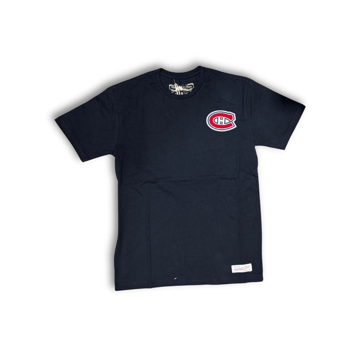 Montreal Canadiens Black Standard Patch T-Shirt - Pastime Sports & Games