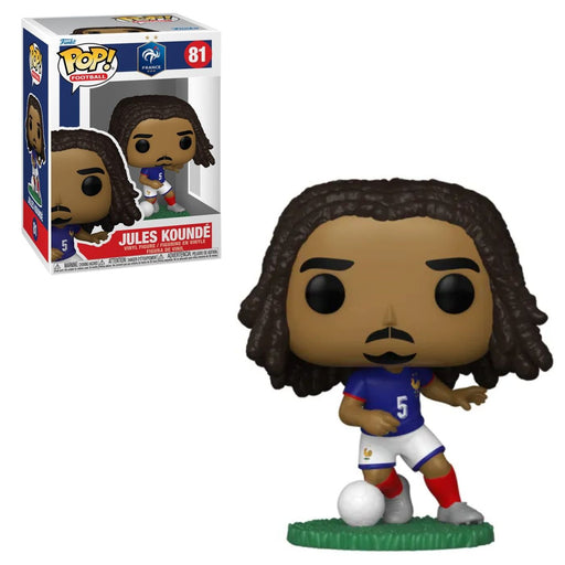 Funko Pop! Football Fédération Française de Football Jules Koundé #81 - Pastime Sports & Games