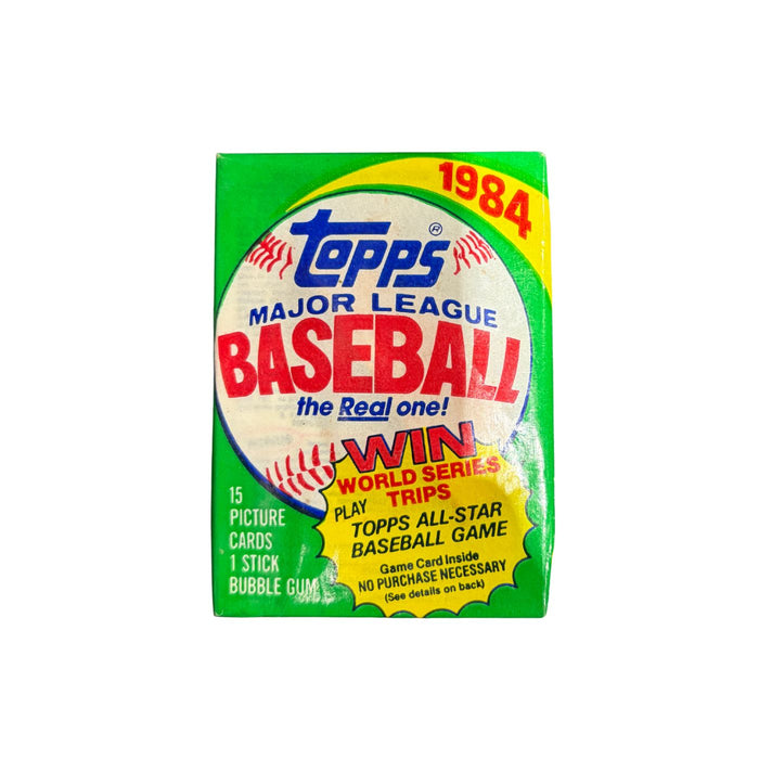 1984 Topps Baseball Wax Box
