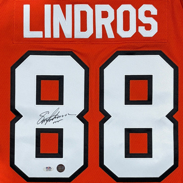 Eric Lindros Autographed Mitchell & Ness Vintage Hockey 1996-97 Philadelphia Flyers Jersey - Pastime Sports & Games